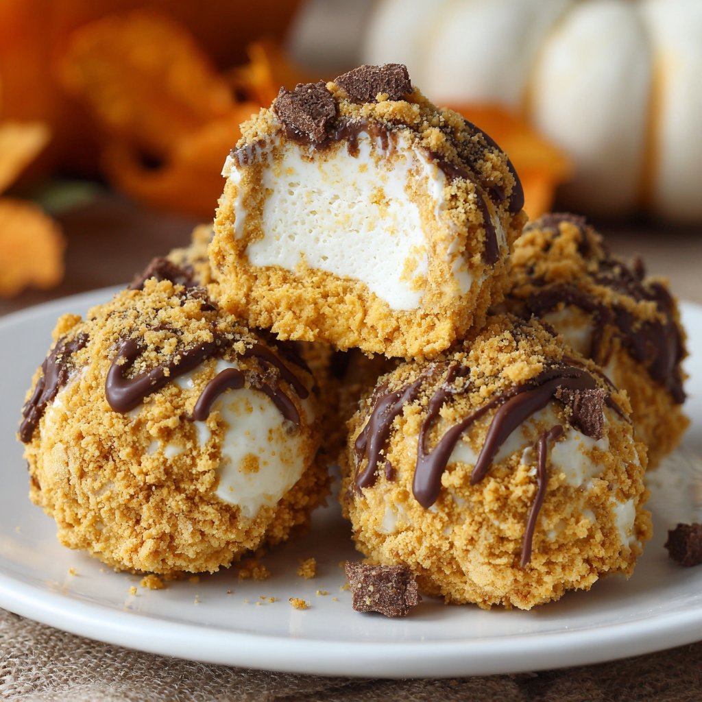 Pumpkin Cheesecake Truffles