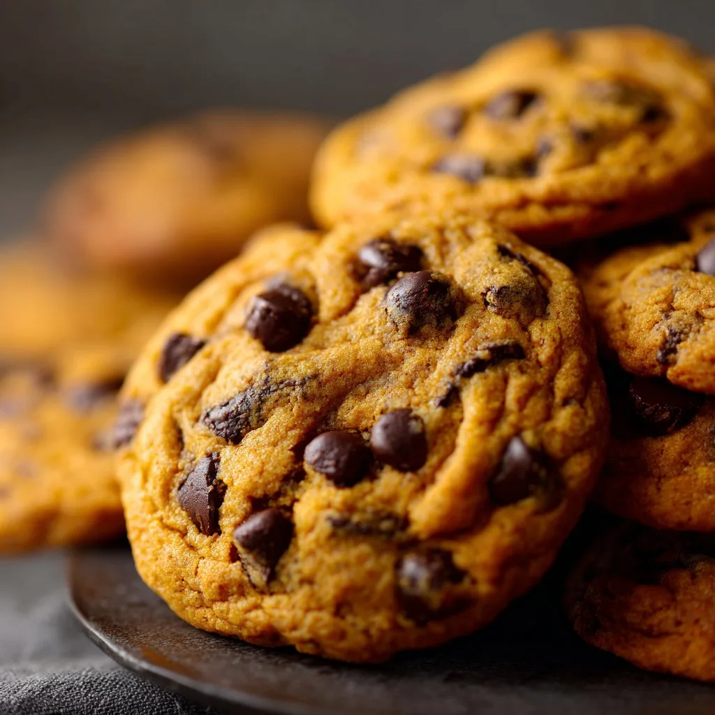 Pumpkin Chocolate Chip Cookies Soft Bake