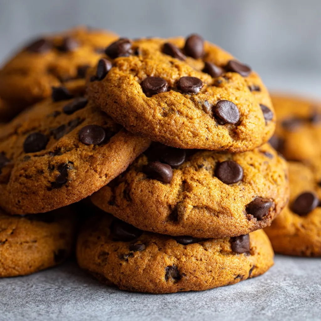 Pumpkin Chocolate Chip Cookies