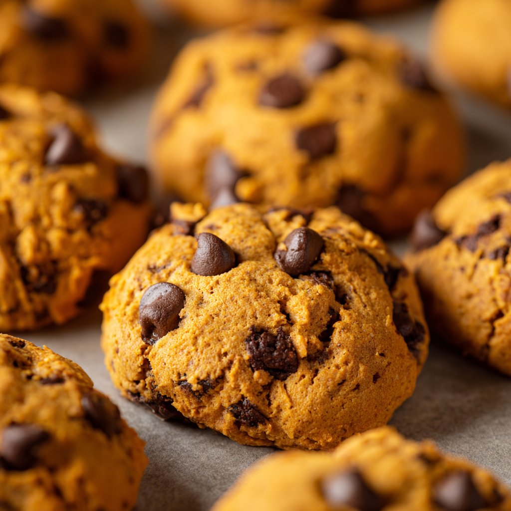 Pumpkin Chocolate Chip Cookies