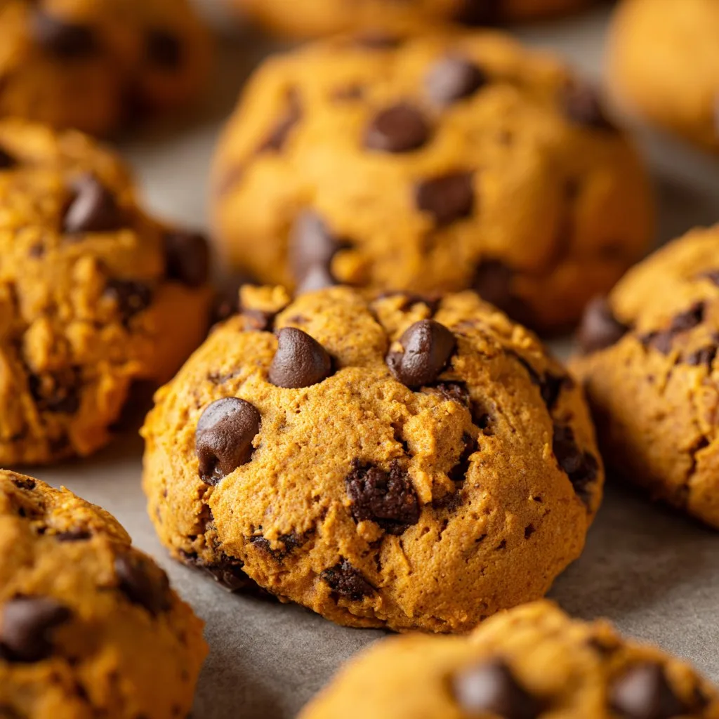 Pumpkin Chocolate Chip Cookies