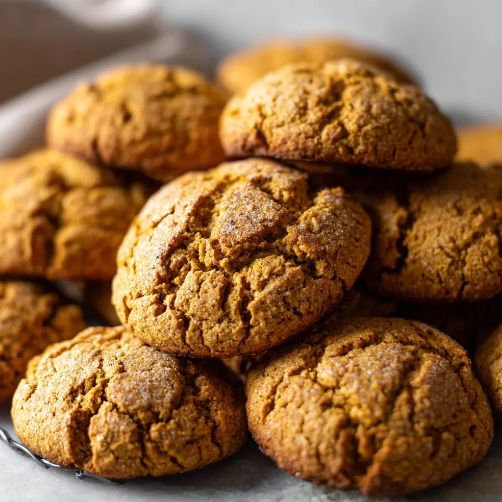 Pumpkin Cookies with Minimal Ingredients