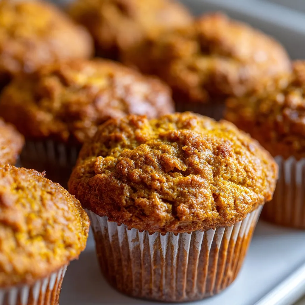 Pumpkin Muffins Recipe for Snack Prep