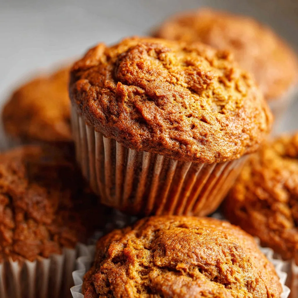 Pumpkin Muffins with Fall Spices
