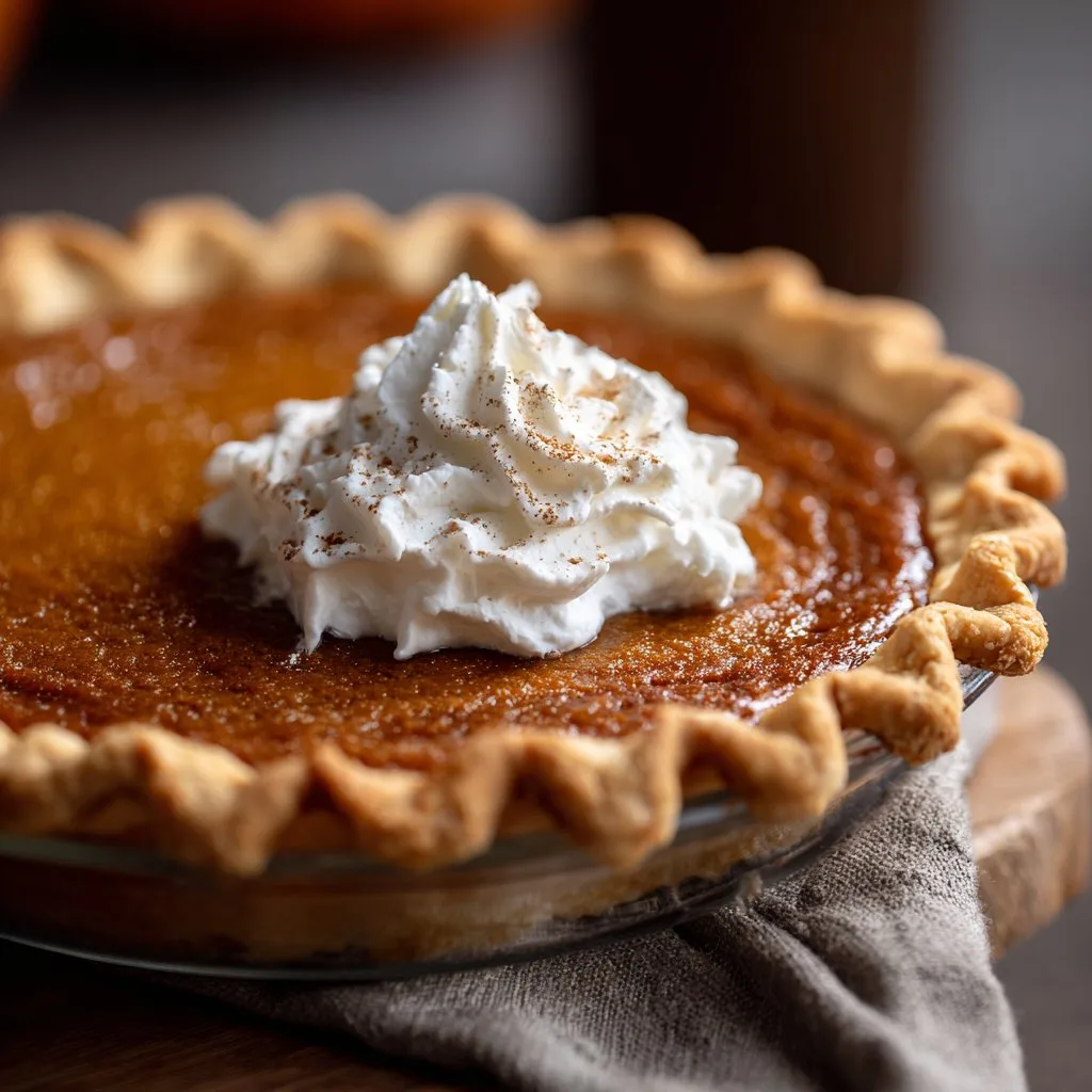 Pumpkin Pie with Homemade Crust Option