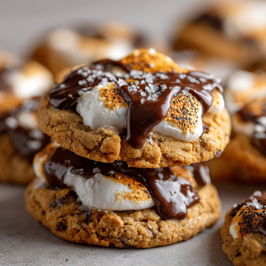 Pumpkin S'mores Cookies