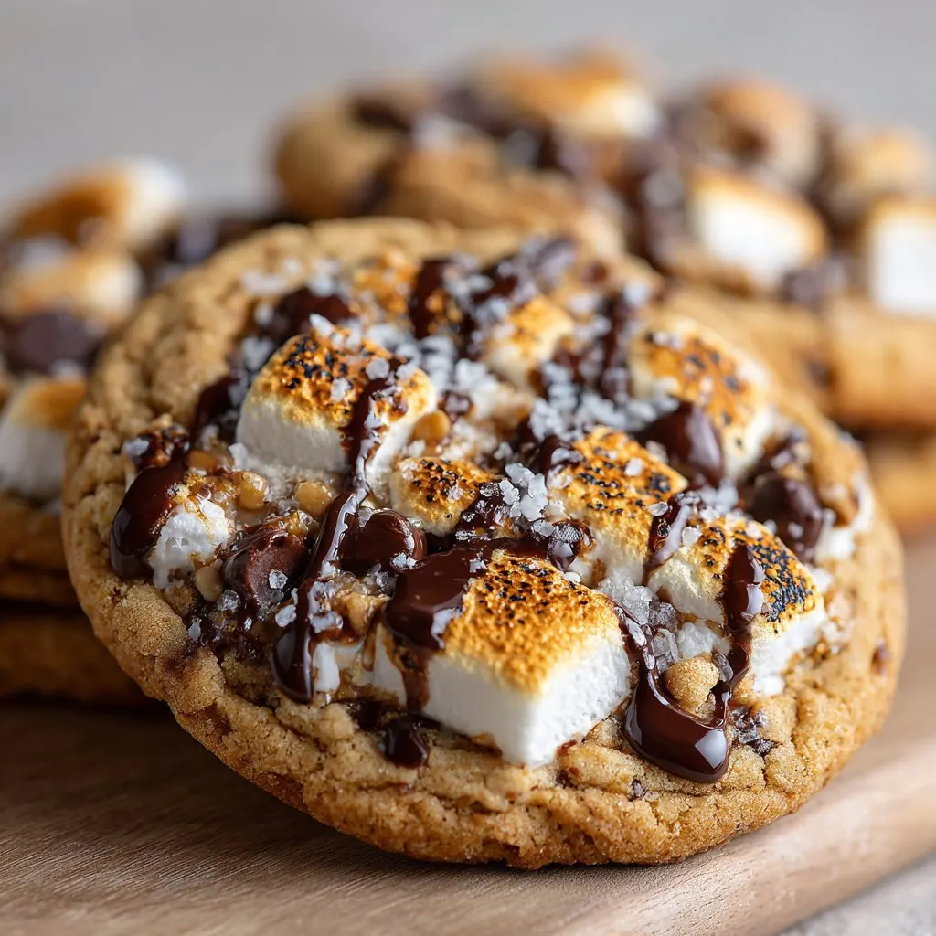 Pumpkin S'mores Cookies