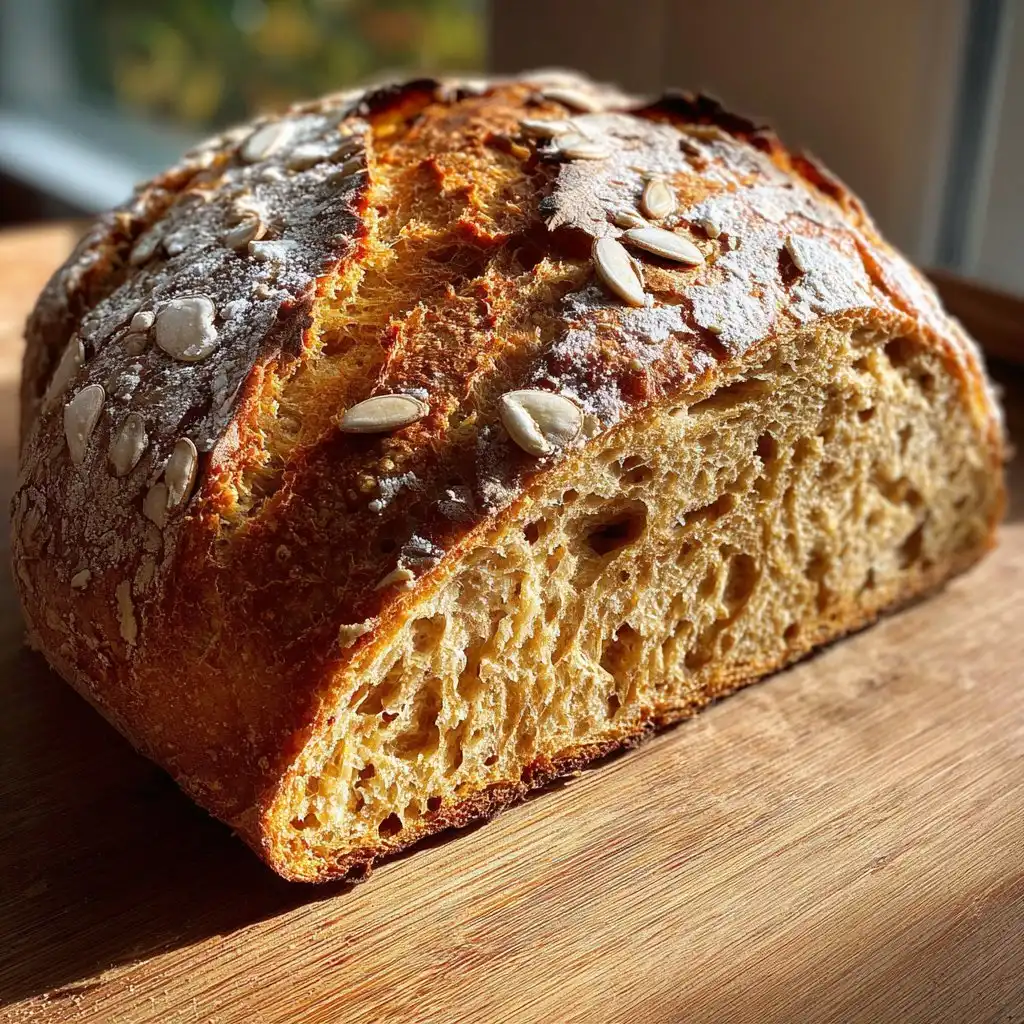 Pumpkin Sour Dough Bread Loaf