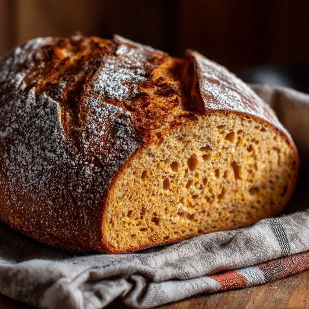 Pumpkin Sour Dough Bread Loaf