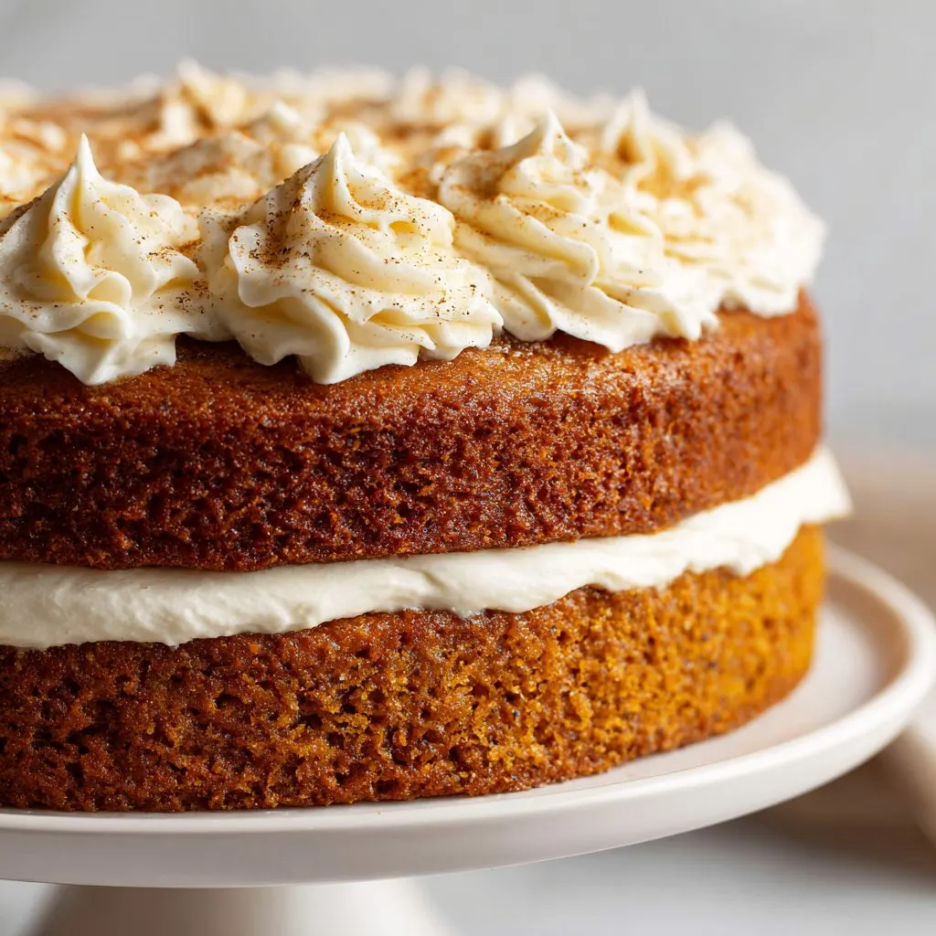 Pumpkin Spice Cake with Buttercream