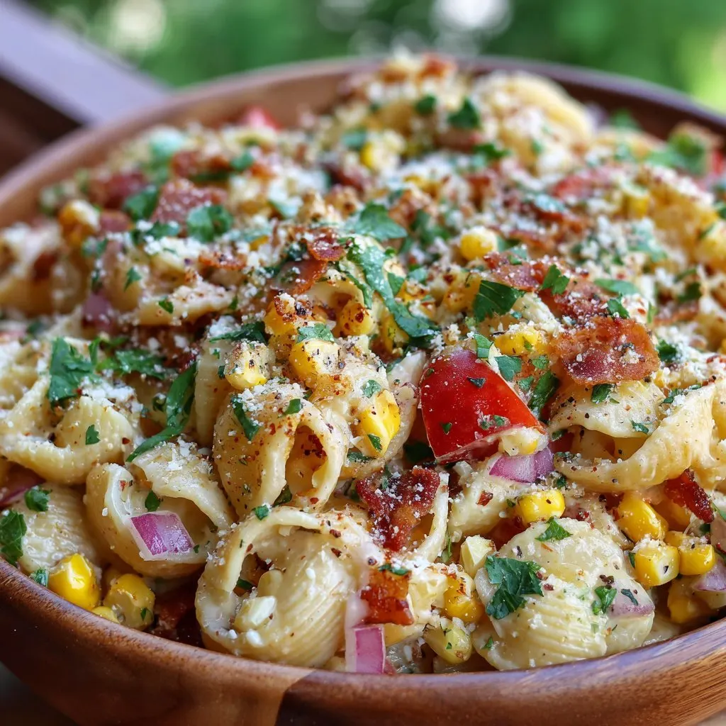 Southwest Street Corn Pasta Salad