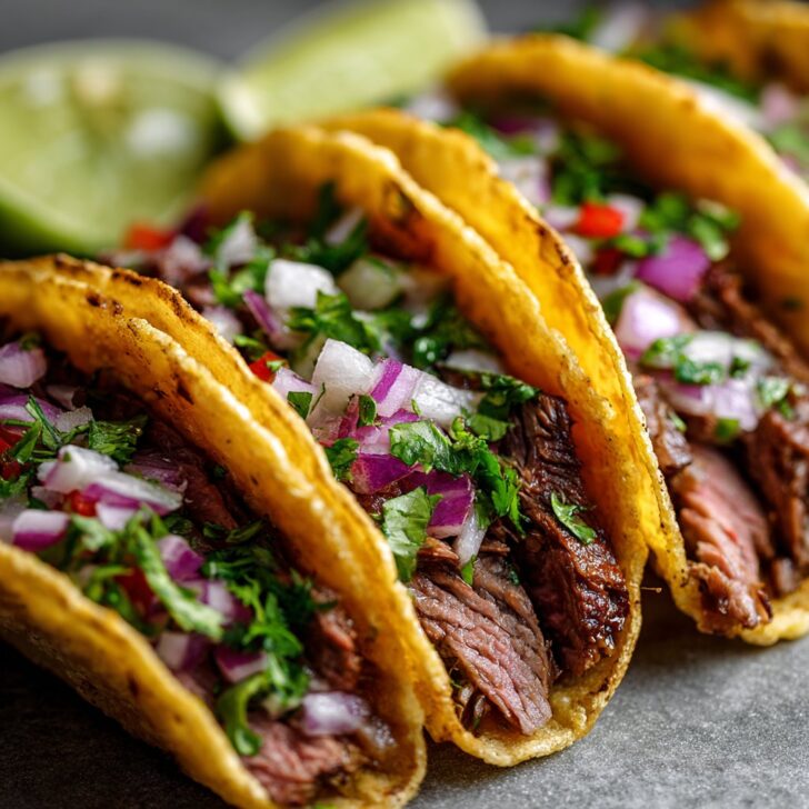 Mexican Street Tacos with Flank Steak