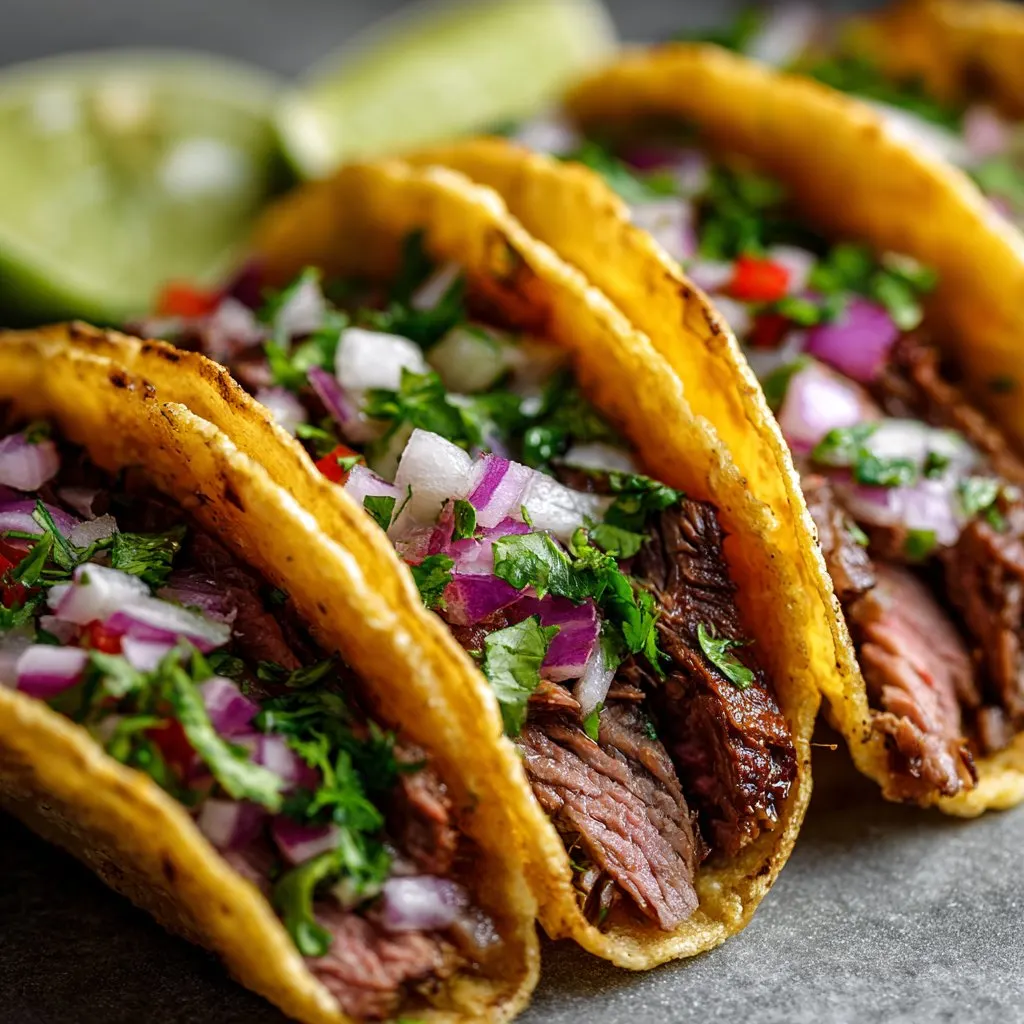 Mexican Street Tacos with Flank Steak