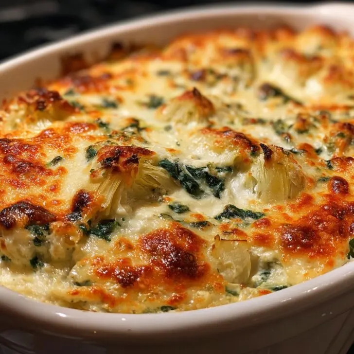 Spinach Artichoke Dip (Baked Version)
