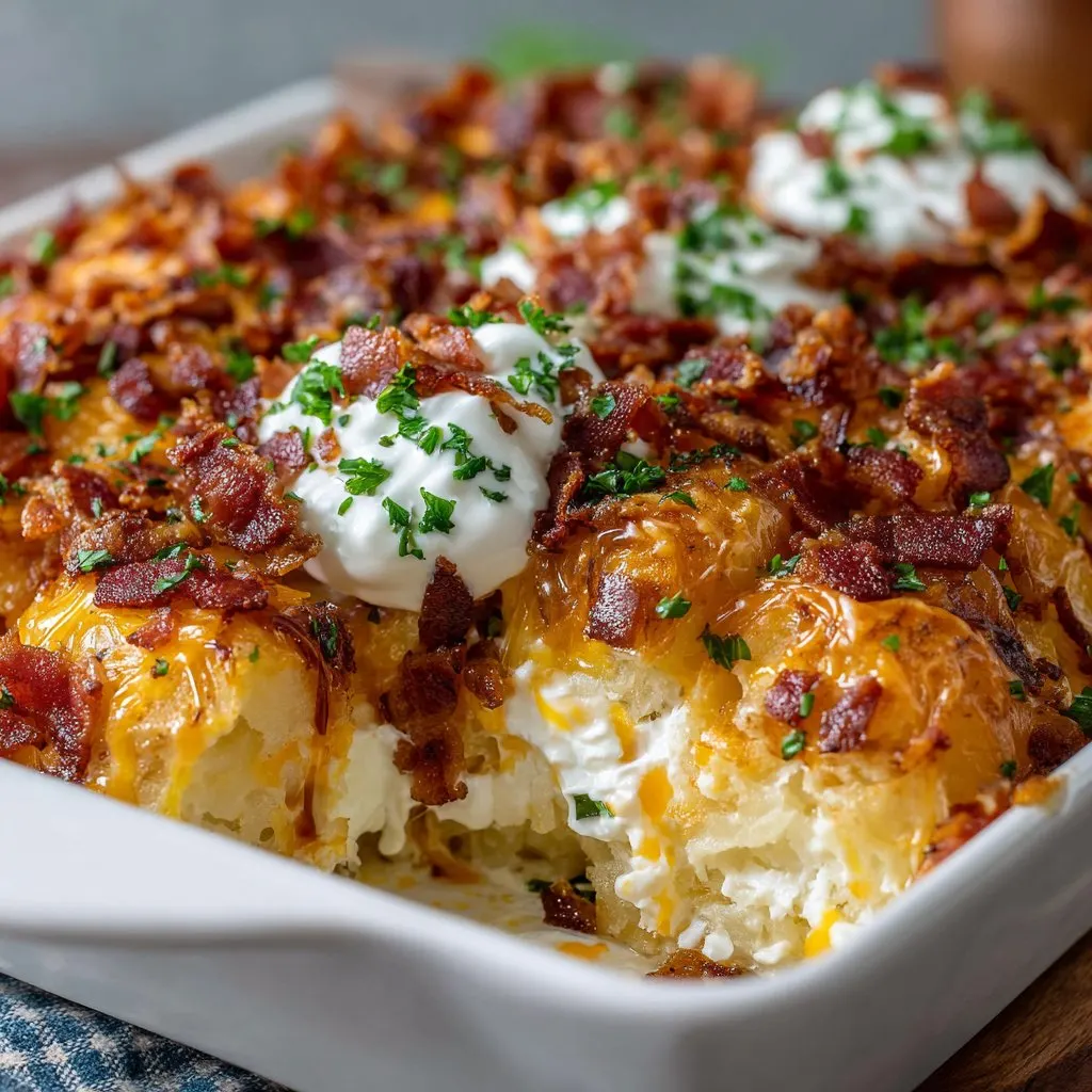 Cheesecake Crescent Roll Casserole