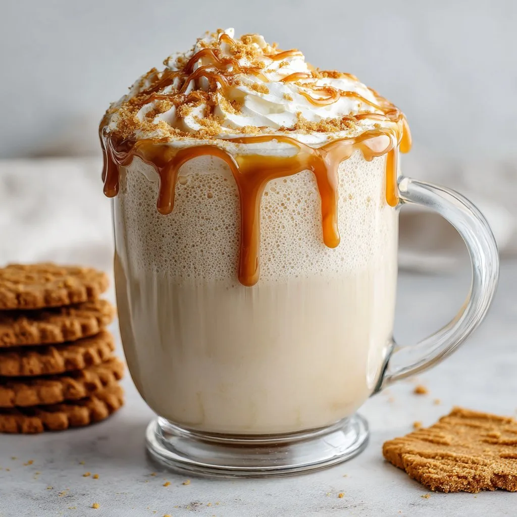 Biscoff Cookie Butter Latte Recipe