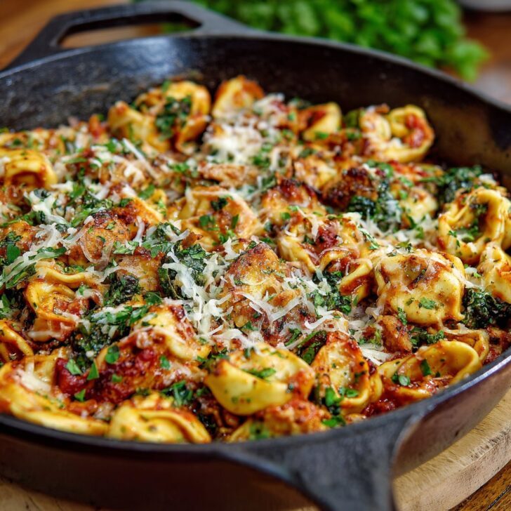 Tuscan Tortellini Skillet Dinner