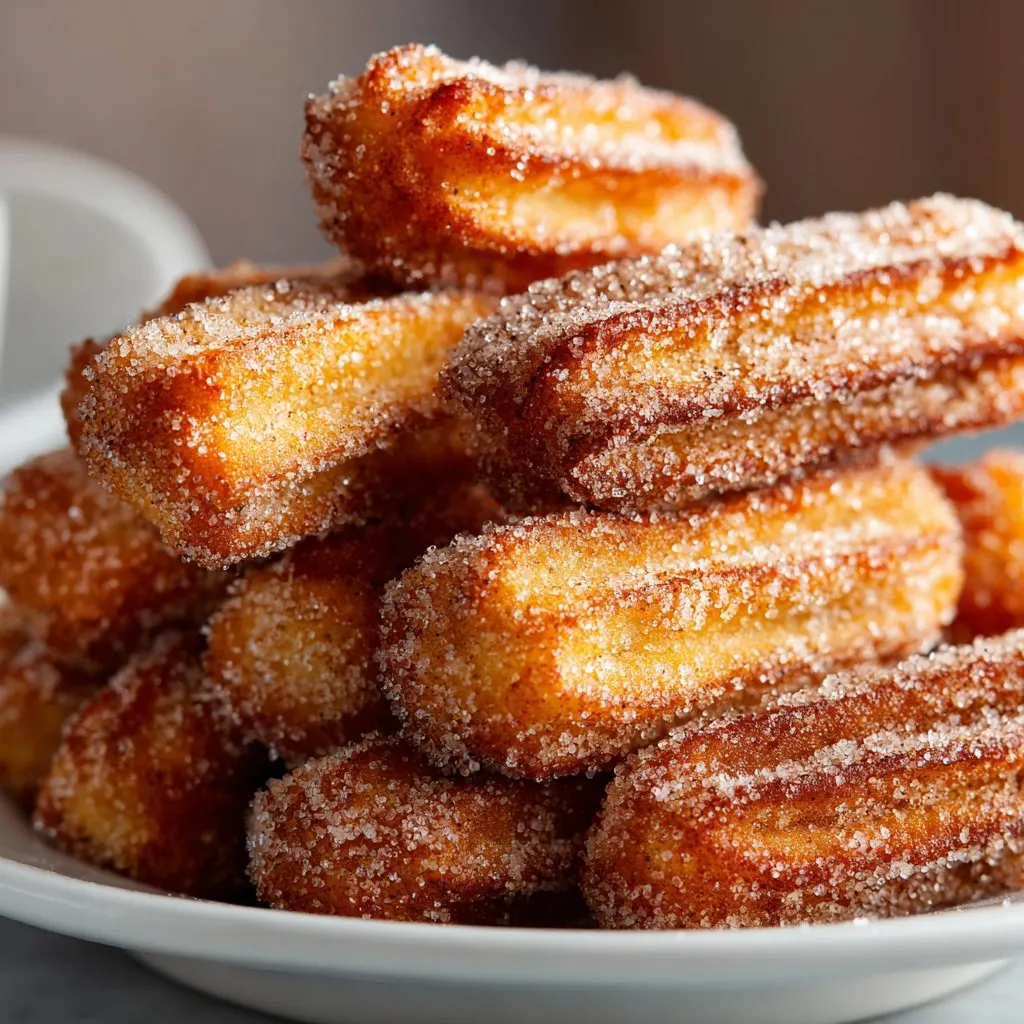 Mini Churro Bites with Cinnamon Sugar