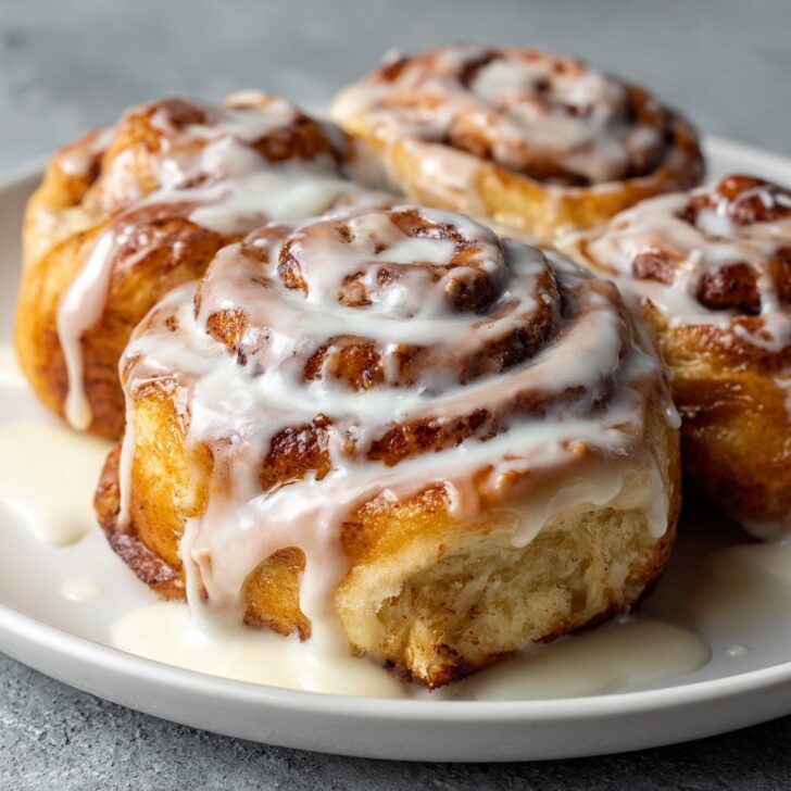 Chai Cinnamon Rolls with Vanilla Glaze