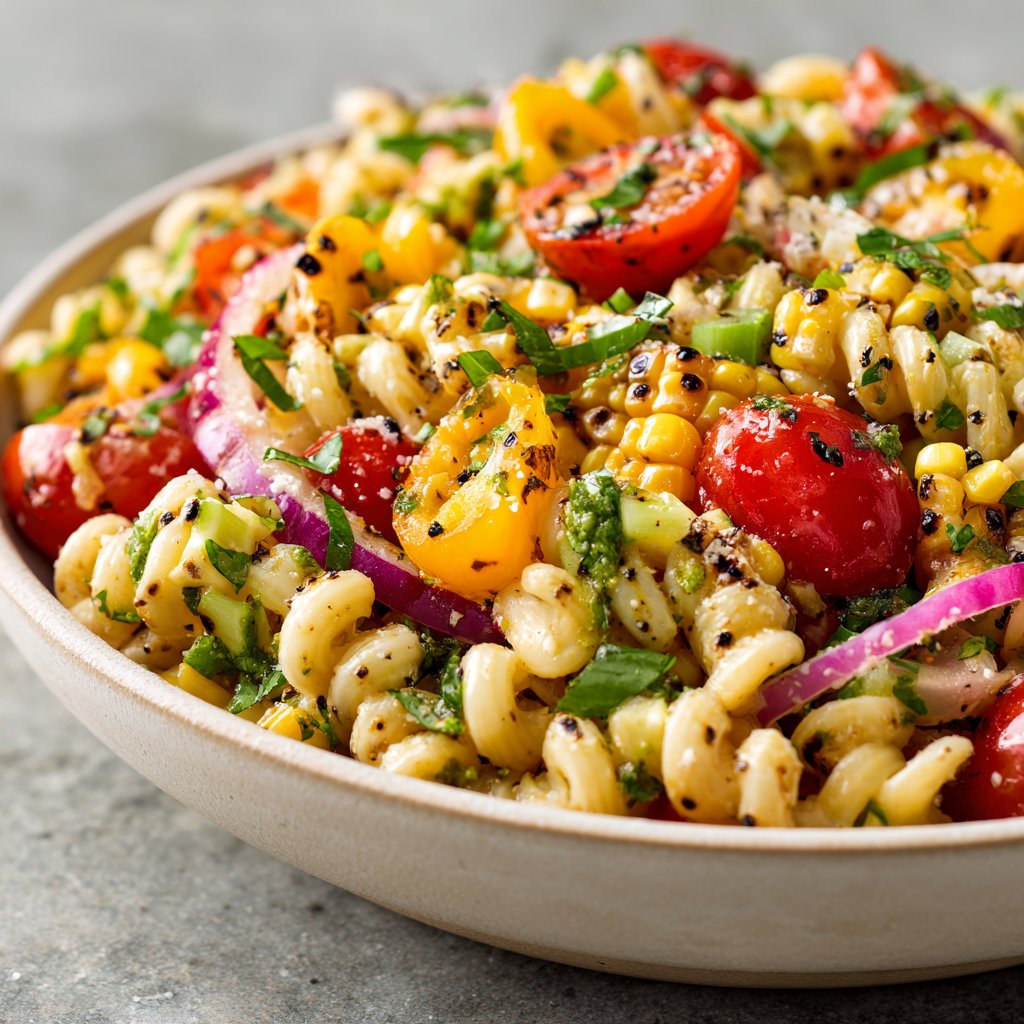 Southwest Street Corn Pasta Salad