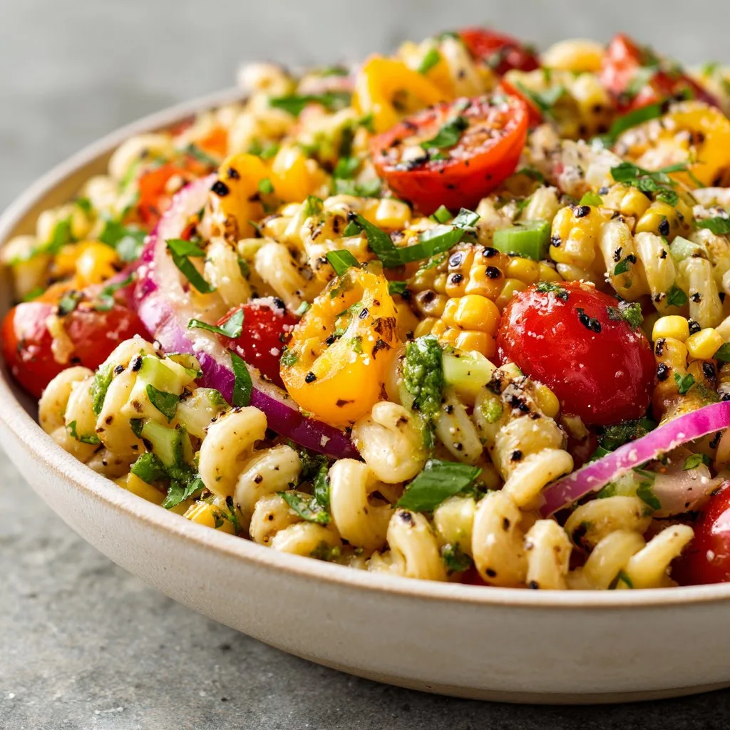 Southwest Street Corn Pasta Salad 1 Southwest Street Corn Pasta Salad