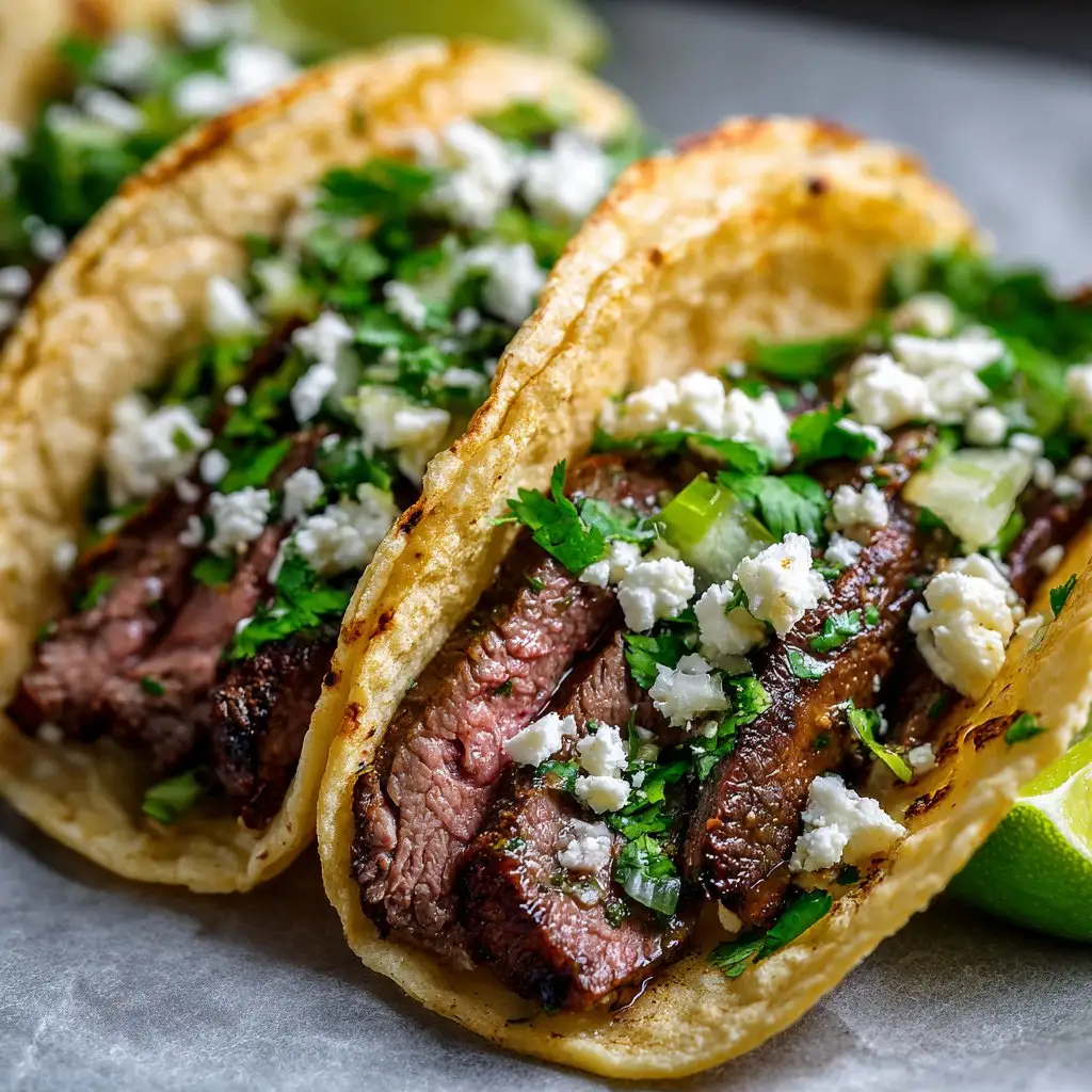 Mexican Street Tacos with Flank Steak 1 Mexican Street Tacos with Flank Steak