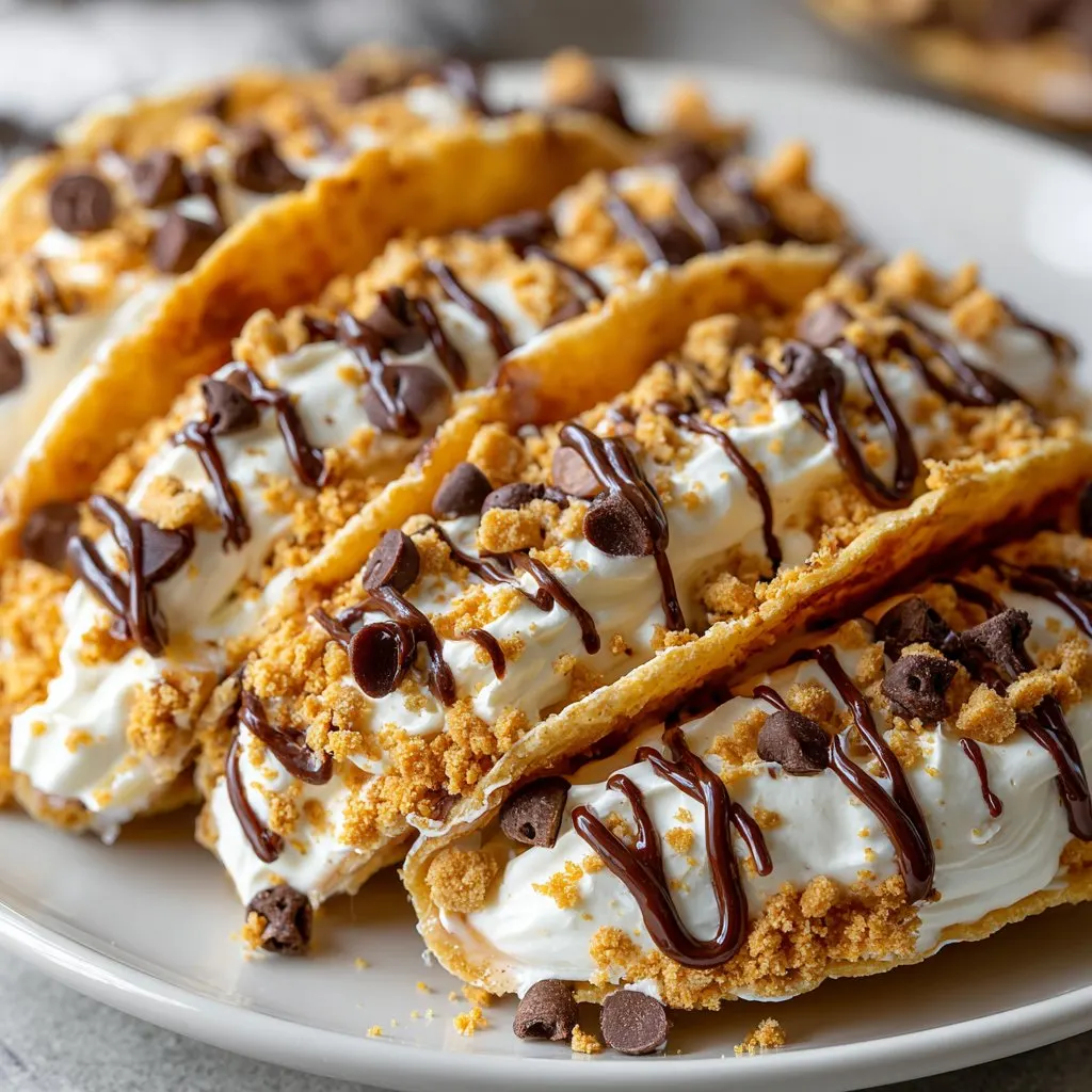 Cookie Dough Cheesecake Tacos (Fun!)