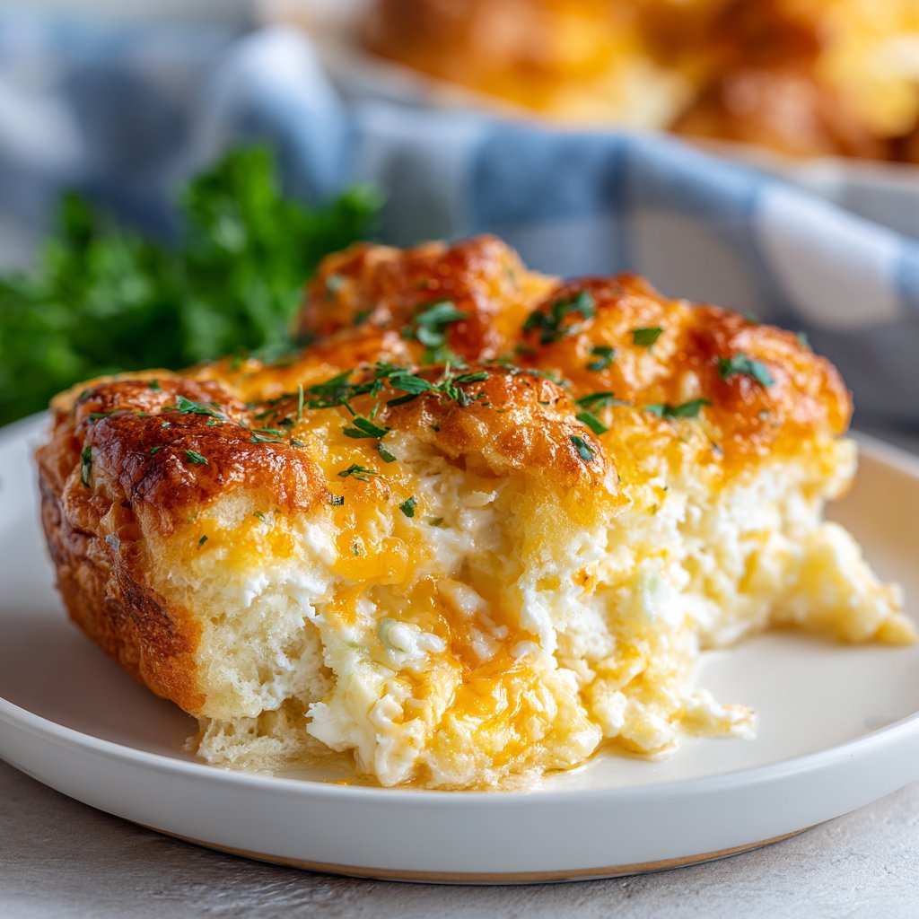 Cheesecake Crescent Roll Casserole