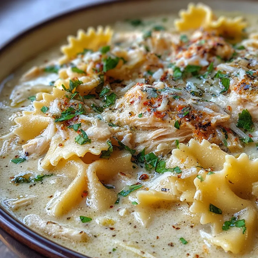White Chicken Lasagna Soup (Garlic!) 1 White Chicken Lasagna Soup (Garlic!)