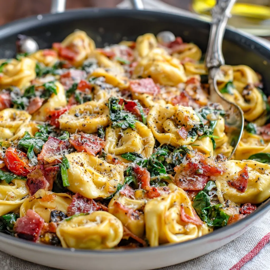 Tuscan Tortellini Skillet Dinner