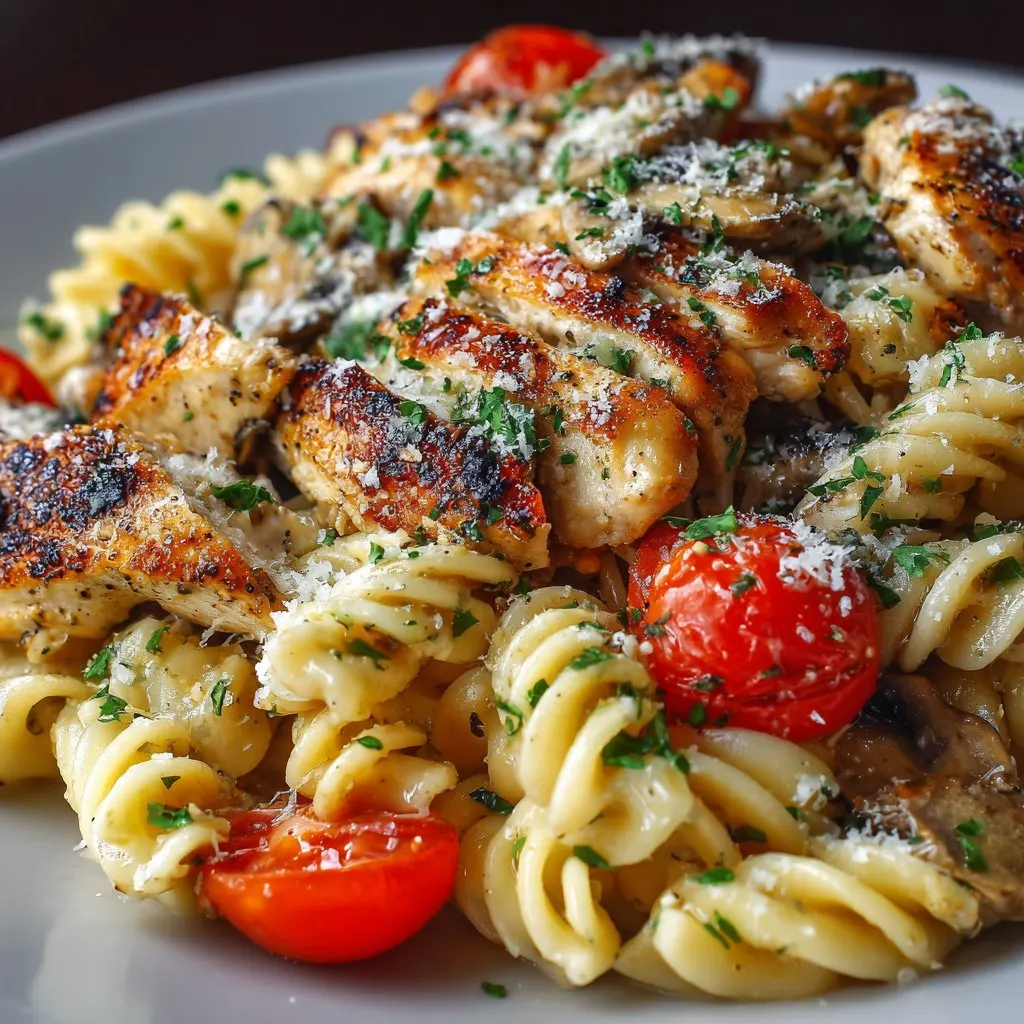 Creamy Chicken Pasta Tuscan Style 1 Creamy Chicken Pasta Tuscan Style