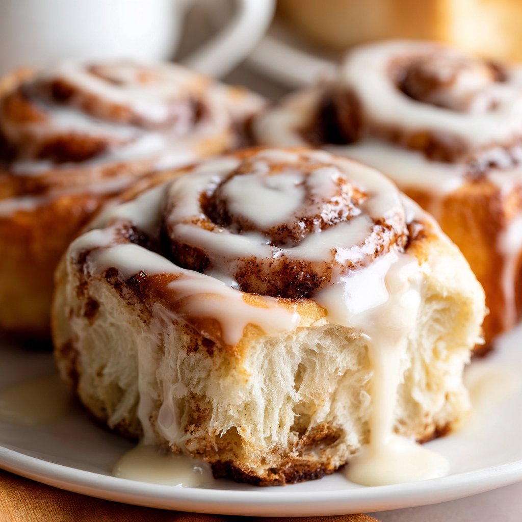 Chai Cinnamon Rolls with Vanilla Glaze