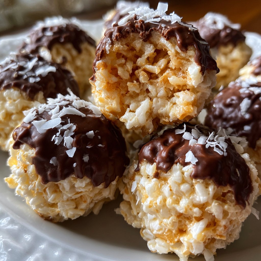 Peanut Butter Balls with Rice Krispies