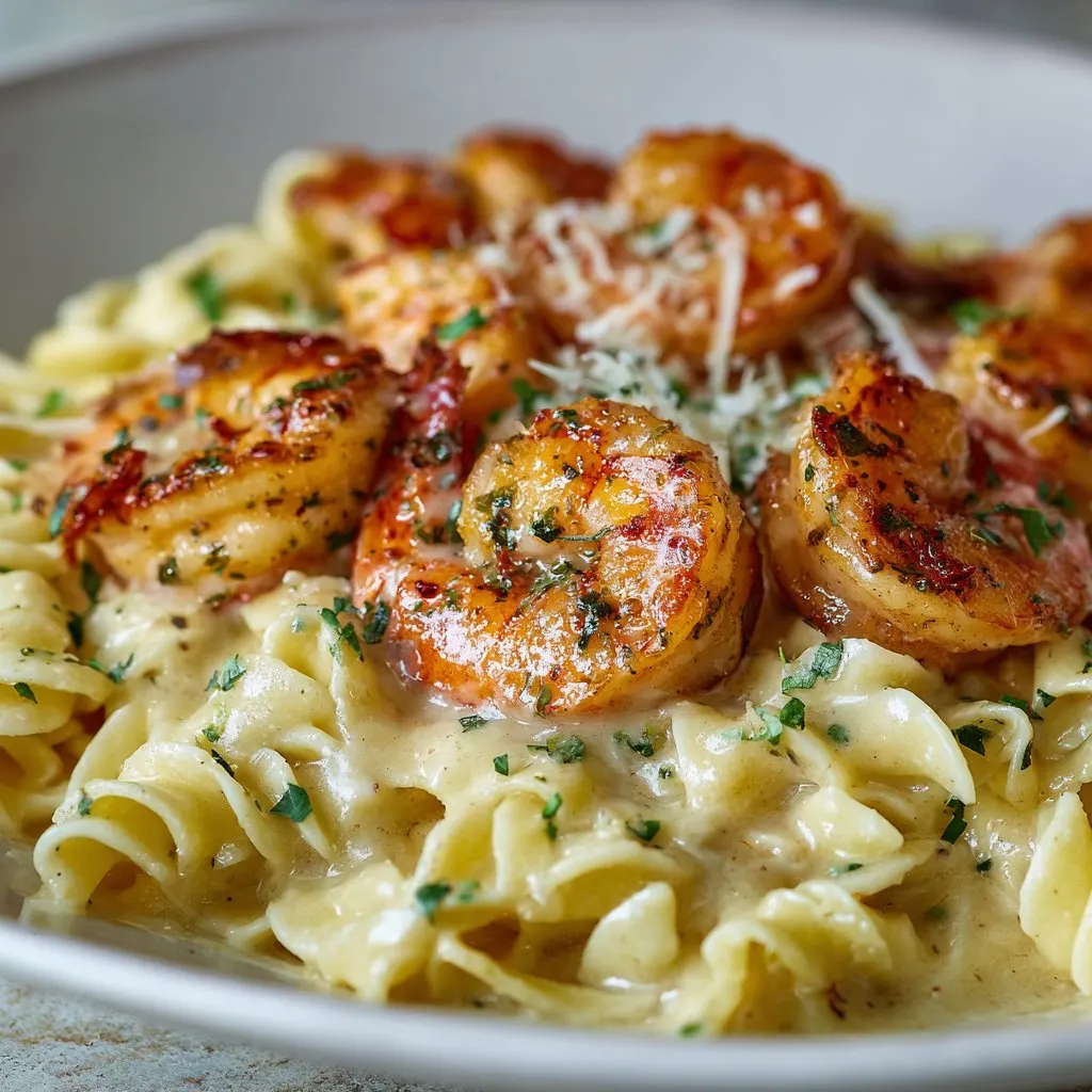 Shrimp Alfredo Pasta Creamy Dinner 1 Shrimp Alfredo Pasta Creamy Dinner