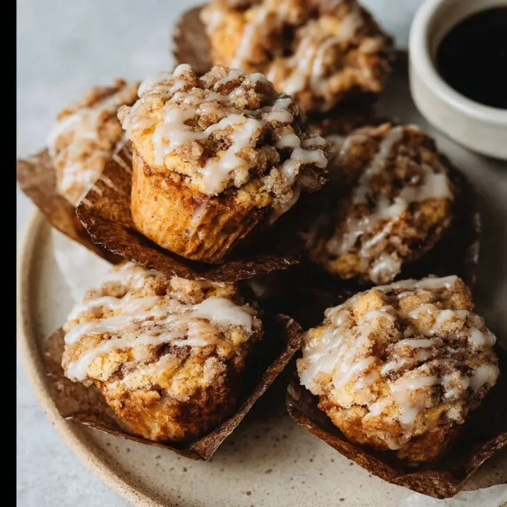 Sourdough Coffee Cake Muffins