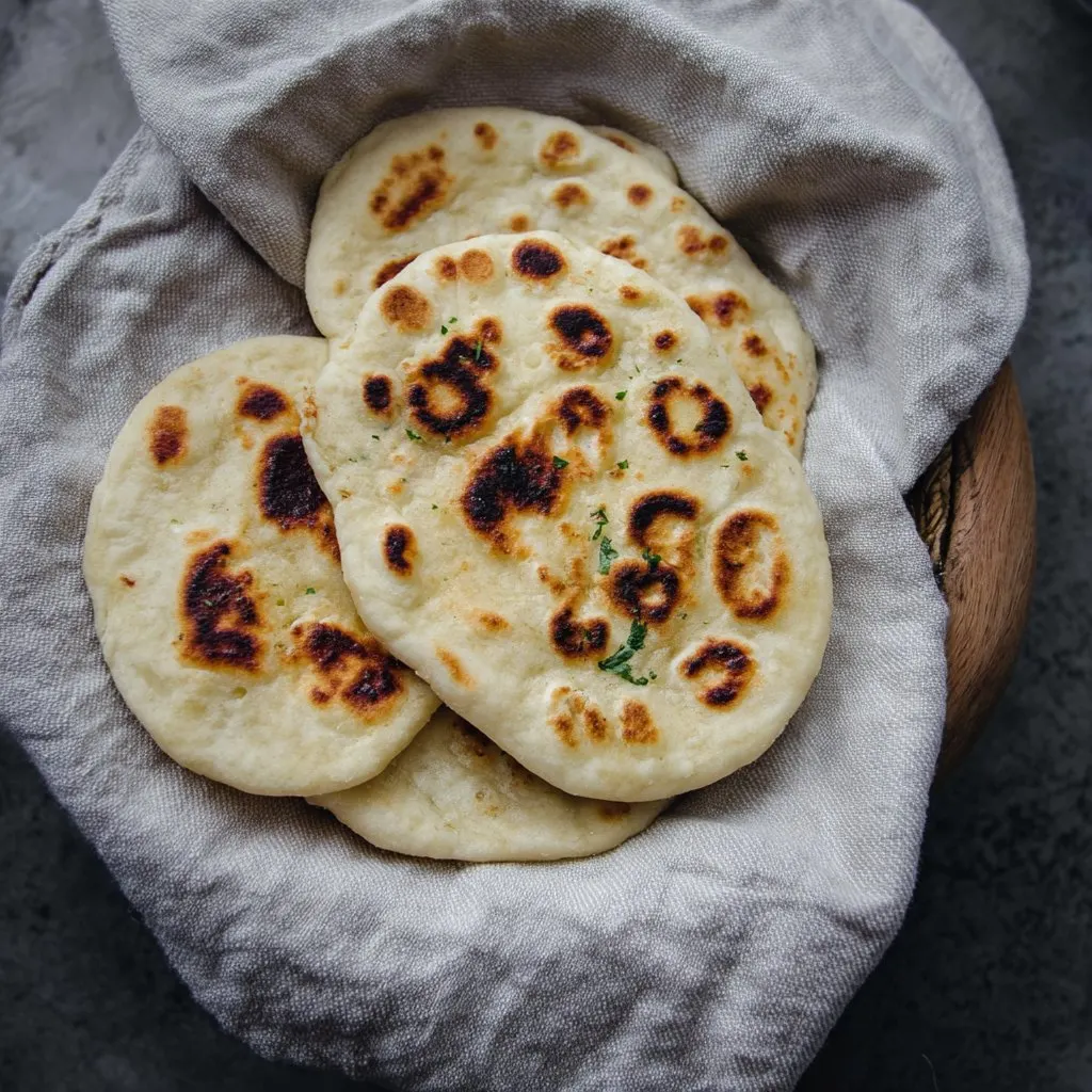 Sourdough Discard Naan 2 Sourdough Discard Naan