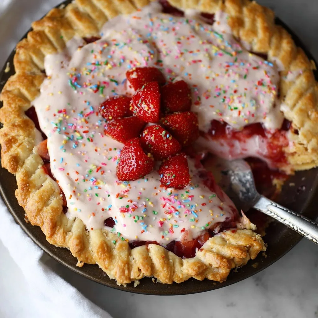 Strawberry Pop-tart Pie