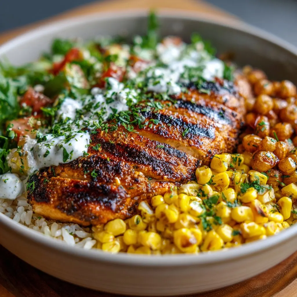 Street Corn Chicken Bowl Recipe