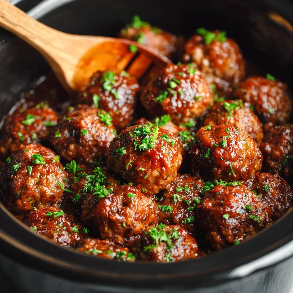 Sweet Chili Meatballs Crockpot