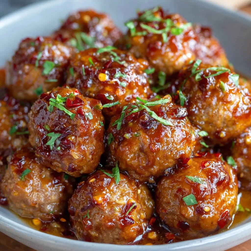 Sweet Chili Meatballs Crockpot