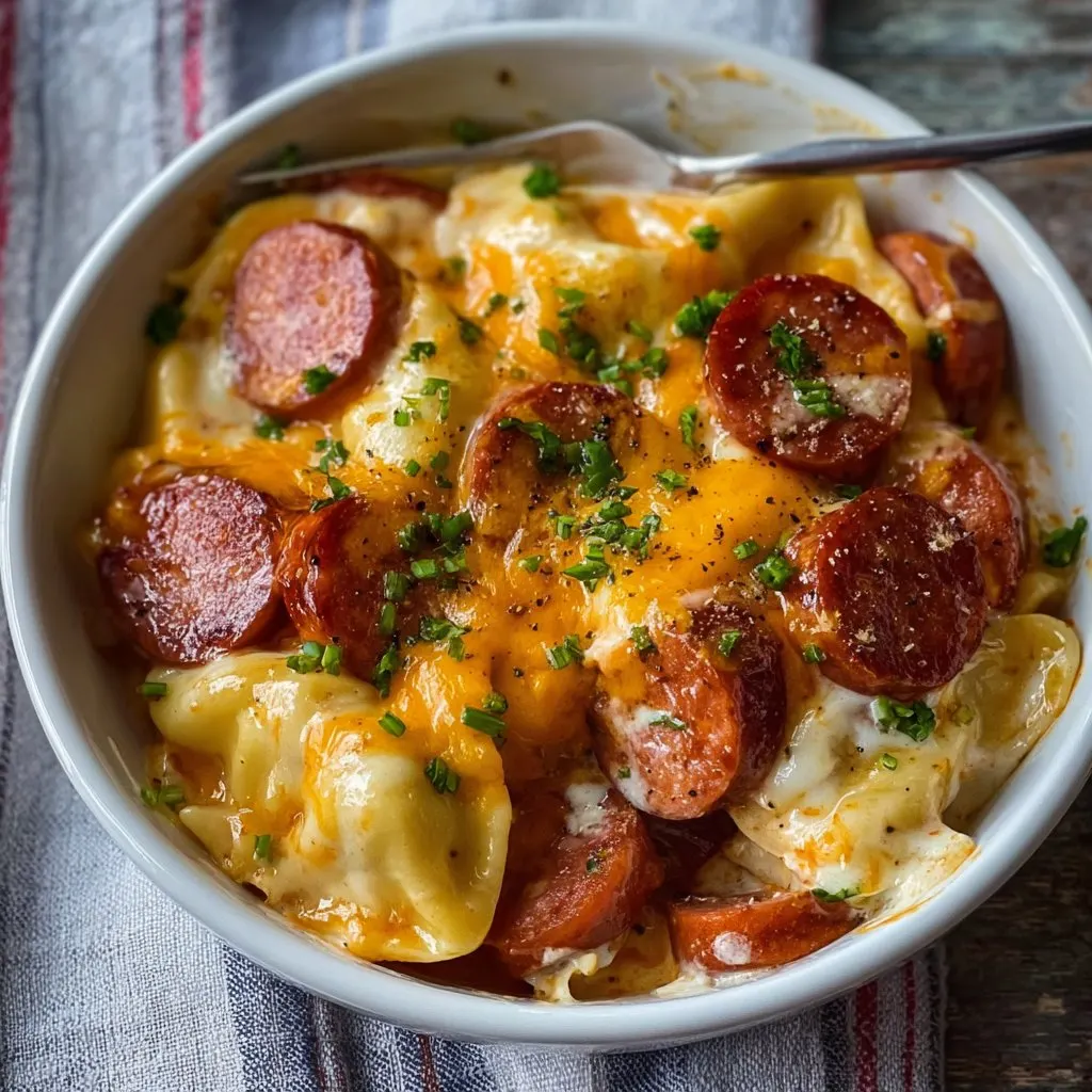 THE BEST Crockpot Pierogi Casserole with Kielbasa 1 THE BEST Crockpot Pierogi Casserole with Kielbasa