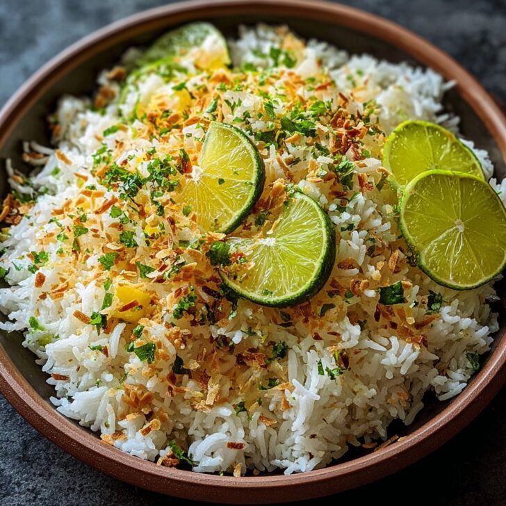 Tropical Zesty Lime & Coconut Rice