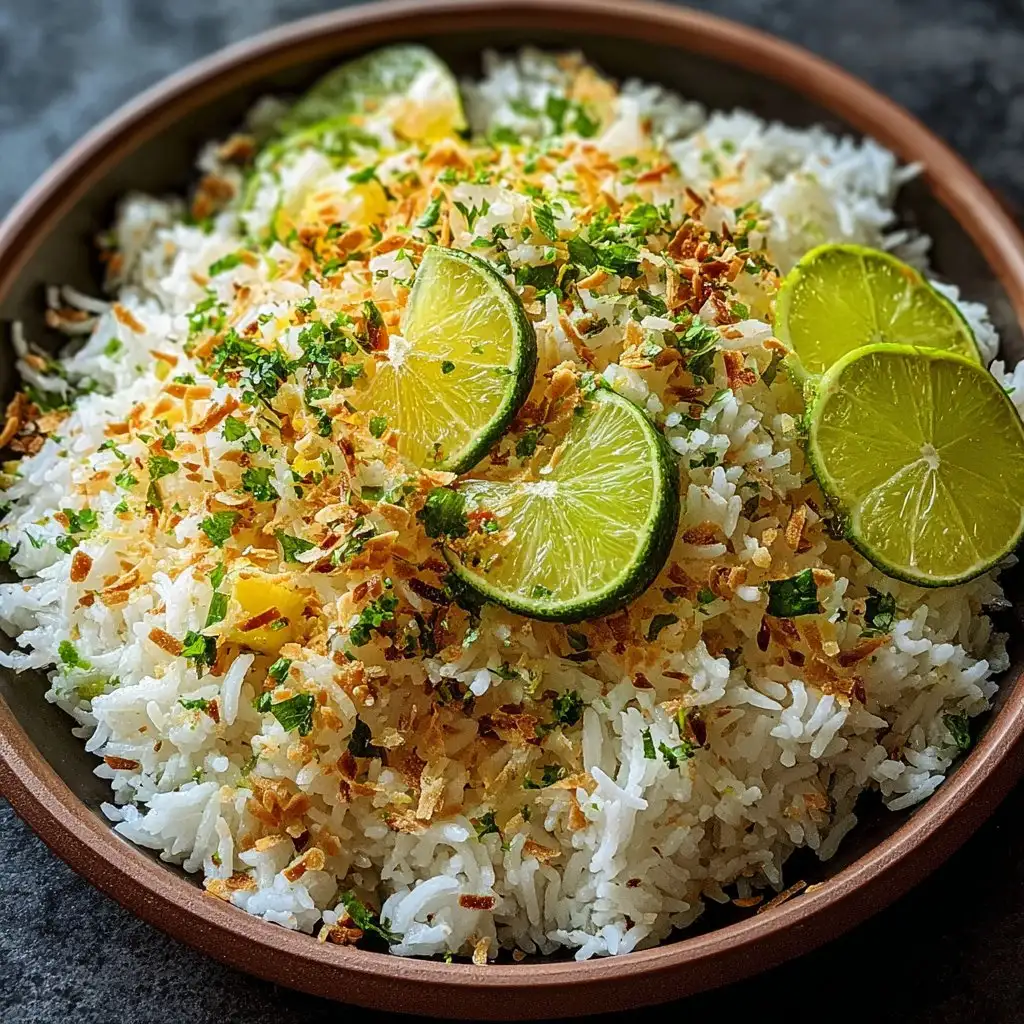 Tropical Zesty Lime & Coconut Rice