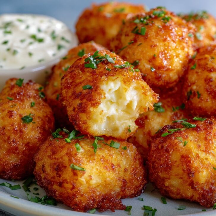 Two Ingredient Cottage Cheese Tots