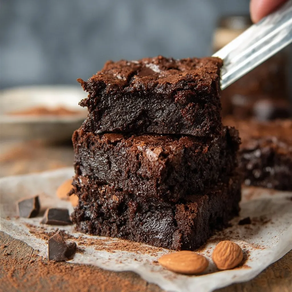 Ultra-Fudgy Chocolate Brownies With Almond Flour 2 Ultra-Fudgy Chocolate Brownies With Almond Flour