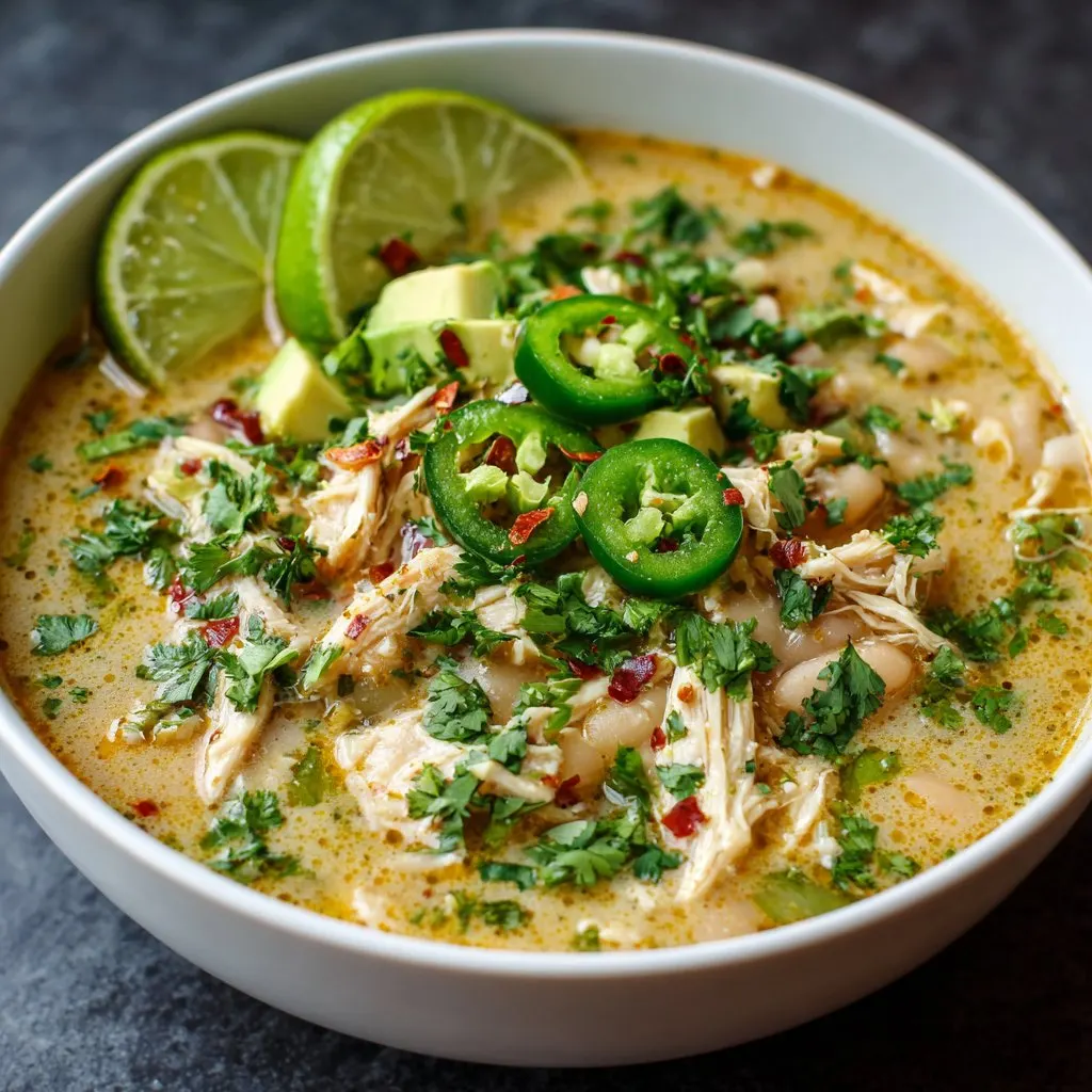 White Chicken Chili Easy Dinner