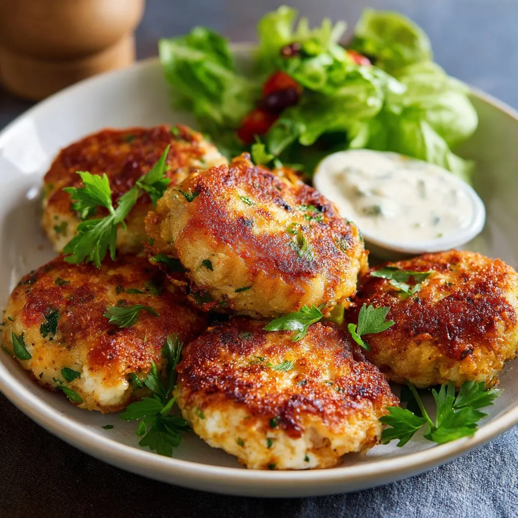 Air Fryer Chicken Rissoles Recipe