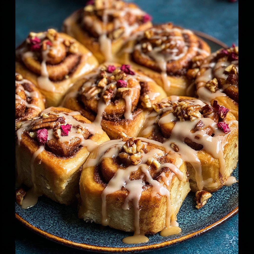 Apple Cinnamon Rolls with Brown Butter Maple Icing