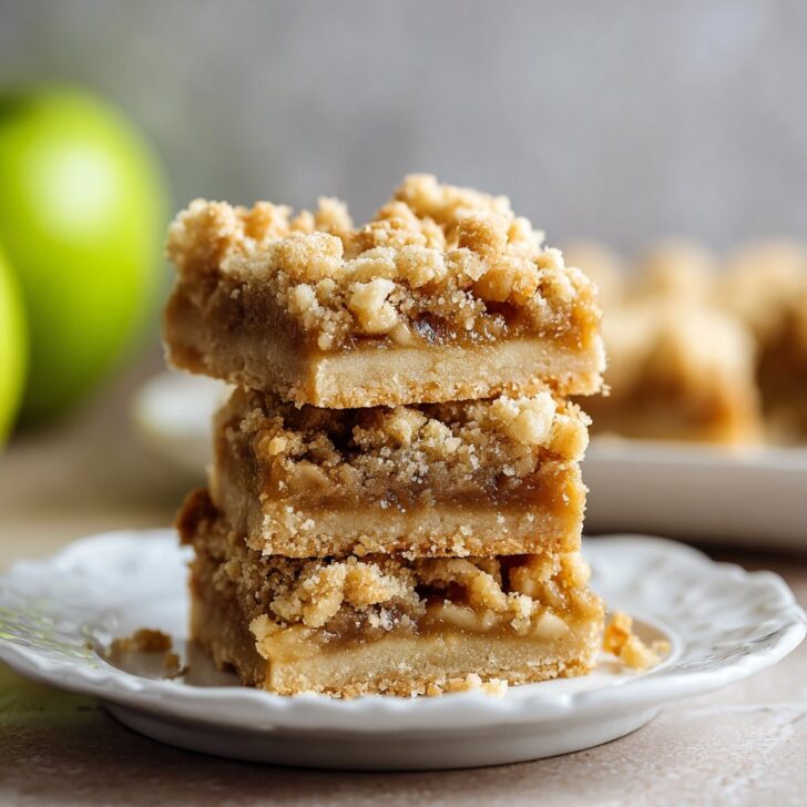 Apple Crisp Shortbread Bars