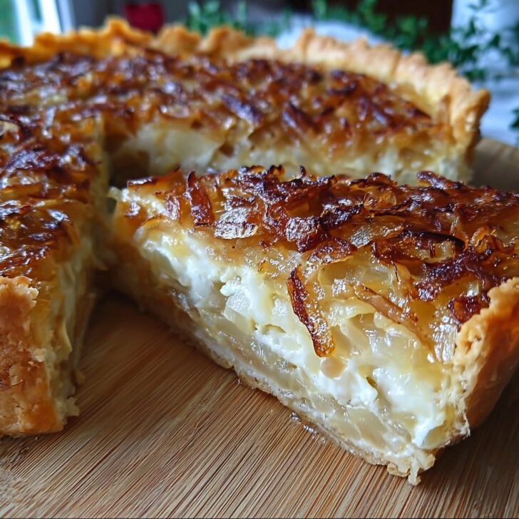 Authentic Traditional Homemade German Onion Pie